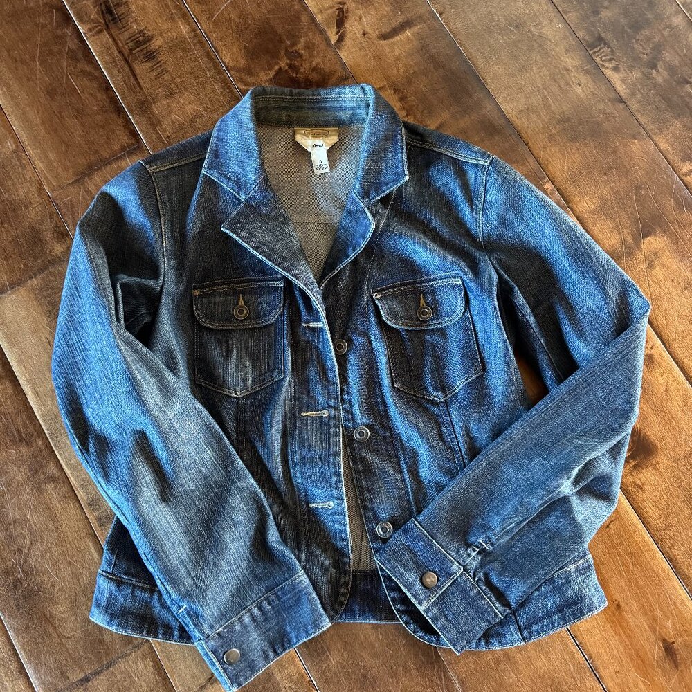 Women's Talbots Jean Jacket Size 8